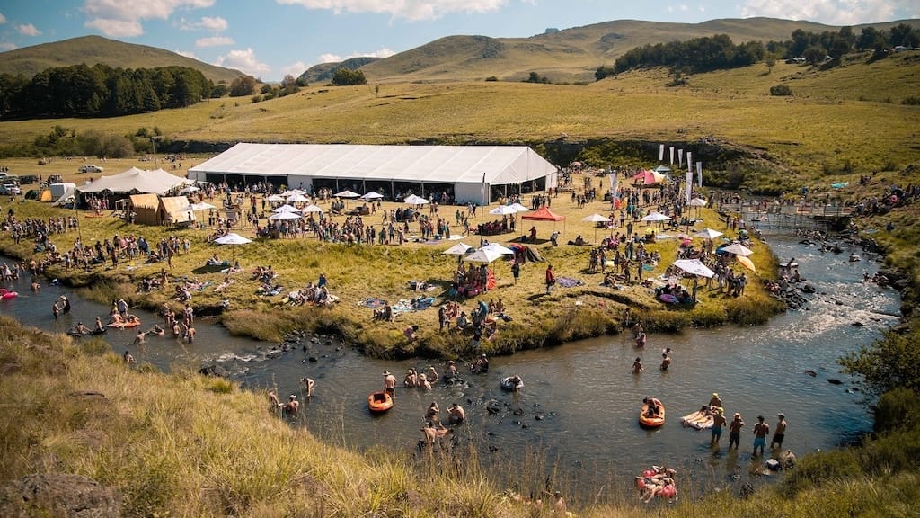 Artisan food and craft market at Splashy Fen festival