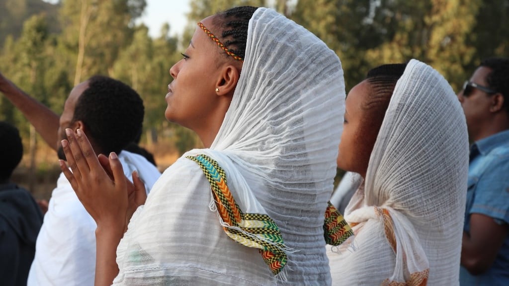 Tabot procession at Timkat